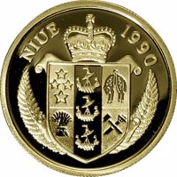 Niue coin 200 Dollars - Elizabeth II - Genaral Dwight D Eisenhower (1990) obverse obverse of 200 Dollars - Elizabeth II - Genaral Dwight D Eisenhower (1990) coin with KM# 45 from Niue. Inscription: NIUE 1990