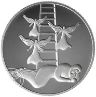 Israel coin 2 New Sheqalim - Biblical art coin series: Jacob's Dream (2014) reverse reverse of 2 New Sheqalim - Biblical art coin series: Jacob's Dream (2014) coin with KM# 530 from Israel.