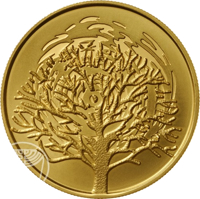 Israel coin 10 New Sheqalim - Biblical art coin series: The Burning Bush (2004) reverse reverse of 10 New Sheqalim - Biblical art coin series: The Burning Bush (2004) coin with KM# 388 from Israel.