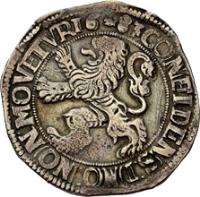 Dutch Republic coin 1 Leeuwendaalder (1675 - 1693) obverse obverse of 1 Leeuwendaalder (1675 - 1693) coin with KM# 35.4 from Dutch Republic. Inscription: CONFIDENS DNO NON MOVETVR 1683