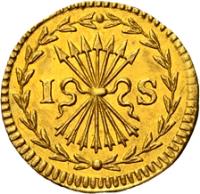 Dutch Republic coin 1 Stuiver - Bezemstuiver (1738 - 1789) obverse obverse of 1 Stuiver - Bezemstuiver (1738 - 1789) coin with KM# 90a from Dutch Republic. Inscription: I S