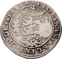 Dutch Republic coin 28 Stuivers (1601 - 1694) obverse obverse of 28 Stuivers (1601 - 1694) coin with KM# 10 from Dutch Republic. Inscription: FLORENVS ARGENT ORDI FRISIӔ
