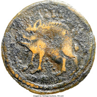 Bermuda coin 3 Pence - James I (1616) obverse obverse of 3 Pence - James I (1616) coin with KM# 2 from Bermuda. Inscription: III