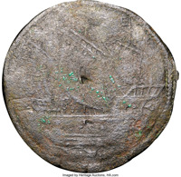 Bermuda coin 12 Pence - James I (1616) reverse reverse of 12 Pence - James I (1616) coin with KM# A6 from Bermuda.