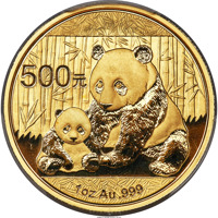 China coin 500 Yuan - Panda Series - Panda; Gold Bullion (2012) reverse reverse of 500 Yuan - Panda Series - Panda; Gold Bullion (2012) coin with KM# 2024 from China.