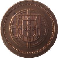 Portugal coin 5 Centavos (1920 - 1922) obverse obverse of 5 Centavos (1920 - 1922) coin with KM# 569 from Portugal.