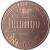 reverse of 1 Cent - Lincoln Memorial Cent (1983 - 2008) coin with KM# 201b from United States. Inscription: UNITED STATES OF AMERICA E · PLURIBUS · UNUM · ONE CENT