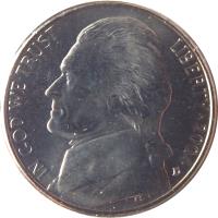 United States coin 5 Cents - Westward Journey Keelboat - Jefferson Nickel (2004) obverse obverse of 5 Cents - Westward Journey Keelboat - Jefferson Nickel (2004) coin with KM# 361 from United States. Inscription: IN GOD WE TRUST LIBERTY * 2004 FS