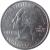 obverse of 1/4 Dollar - Virginia - Washington Quarter (2000) coin with KM# 309 from United States. Inscription: UNITED STATES OF AMERICA LIBERTY D IN GOD WE TRUST QUARTER DOLLAR