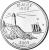 reverse of 1/4 Dollar - Maine - Washington Quarter (2003) coin with KM# 345 from United States. Inscription: MAINE 1820 2003 E PLURIBUS UNUM