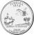 reverse of 1/4 Dollar - Florida - Washington Quarter (2004) coin with KM# 356 from United States. Inscription: FLORIDA 1845 GATEWAY TO DISCOVERY 2004 E PLURIBUS UNUM