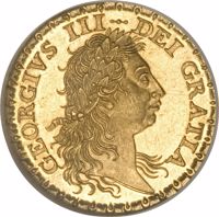 United Kingdom coin 1 Guinea - George III (1782) obverse obverse of 1 Guinea - George III (1782) coin with KM# Pn59 from United Kingdom. Inscription: GEORGIVS III DEI GRATIA