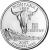 reverse of 1/4 Dollar - Montana - Washington Quarter (2007) coin with KM# 396 from United States. Inscription: MONTANA 1889 BIG SKY COUNTRY 2007 E PLURIBUS UNUM