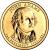 obverse of 1 Dollar - John Adams (2007) coin with KM# 402 from United States. Inscription: JOHN ADAMS 2nd PRESIDENT 1797-1801 JI CLV