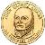 obverse of 1 Dollar - John Quincy Adams (2008) coin with KM# 427 from United States. Inscription: JOHN QUINCY ADAMS 6th PRESIDENT 1825-1829 DE