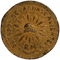 Mexico coin 1 Centavo (1915) obverse obverse of 1 Centavo (1915) coin with KM# 601 from Mexico.