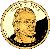 obverse of 1 Dollar - James K. Polk (2009) coin with KM# 452 from United States. Inscription: JAMES K. POLK IN GOD WE TRUST 11TH PRESIDENT 1845-1849