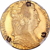Grenada coin 66 Shilling (1798) obverse obverse of 66 Shilling (1798) coin with KM# 3 from Grenada.