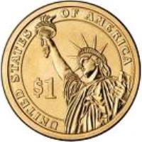 reverse of 1 Dollar - Franklin Pierce (2010) coin with KM# 476 from United States. Inscription: UNITED STATES OF AMERICA $1
