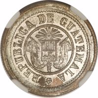 Guatemala coin 10 Centavos (1876) obverse obverse of 10 Centavos (1876) coin with KM# Pn3 from Guatemala. Inscription: REPUBLICA DE GUATEMALA