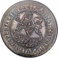 Swiss cantons coin 2 Thaler (1622 - 1624) obverse obverse of 2 Thaler (1622 - 1624) coin with KM# 38 from Swiss cantons. Inscription: MO:NO:THVRIC:CIVITA:IMPERIALIS 1624