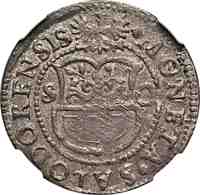Swiss cantons coin 1 Batzen (1622 - 1642) obverse obverse of 1 Batzen (1622 - 1642) coin with KM# 9 from Swiss cantons. Inscription: · MONETA · SALODORENSIS S 0