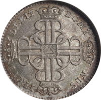Swiss cantons coin 20 Kreuzer (1797 - 1798) reverse reverse of 20 Kreuzer (1797 - 1798) coin with KM# 159 from Swiss cantons. Inscription: DOMI NUS PROVI DEBIT