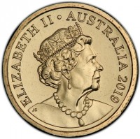 Australia coin 2 Dollars - Elizabeth II - 6'th Portrait (2019 - 2021) obverse ELIZABETH II. AUSTRALIA 2019. JC.