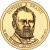 obverse of 1 Dollar - Ulysses S. Grant (2011) coin with KM# 500 from United States. Inscription: ULYSSES S. GRANT IN GOD WE TRUST 18th PRESIDENT 1869-1877