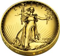 United States coin 20 Dollars - Saint-Gaudens - Double Eagle - Bullion (2009) obverse obverse of 20 Dollars - Saint-Gaudens - Double Eagle - Bullion (2009) coin with KM# 464 from United States. Inscription: LIBERTY M · M · I · X