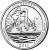 reverse of 1/4 Dollar - Vicksburg National Military Park, Mississippi - Washington Quarter (2011) coin with KM# 497 from United States. Inscription: VICKSBURG MISSISSIPPI	2011	E PLURIBUS UNUM