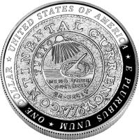 United States coin 1 Dollar - Benjamin Franklin, Founding Father (2006) reverse reverse of 1 Dollar - Benjamin Franklin, Founding Father (2006) coin with KM# 388 from United States. Inscription: UNITED STATES OF AMERICA * E PLURIBUS UNUM * ONE DOLLAR CONTINENTAL CURRENCY FUGIO MIND YOUR BUSINESS EG FECIT 1776 DW