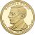 obverse of 1 Dollar - Woodrow Wilson (2013) coin with KM# 550 from United States.
