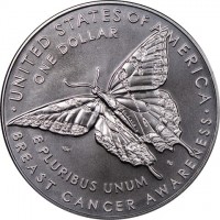 ·UNITED STATES OF AMERICA·ONE DOLLARESD RGE PLURIBUS UNUMBREAST CANCER AWARENESS.