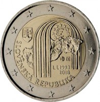 €. MK PK. 1.1.1993. 2018. SLOVENSKÁ REPUBLIKA.