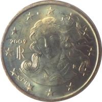 Italy coin 10 Euro Cent - 2'nd Map (2008 - 2015) obverse obverse of 10 Euro Cent - 2'nd Map (2008 - 2015) coin with KM# 247 from Italy. Inscription: CM RI R 2008