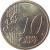 reverse of 10 Euro Cent - 2'nd Map (2008 - 2015) coin with KM# 247 from Italy. Inscription: 10 EURO CENT LL
