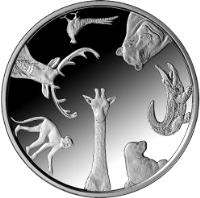 Latvia coin 1 Lats - Riga Zoo (2012) reverse reverse of 1 Lats - Riga Zoo (2012) coin with KM# 129 from Latvia.