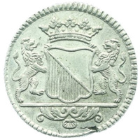 Dutch Republic coin 1 Duit (1739 - 1794) obverse obverse of 1 Duit (1739 - 1794) coin with KM# 91a from Dutch Republic.
