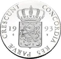 Netherlands coin 1 Ducat - Beatrix - Utrecht - Silver Bullion (1989 - 1993) obverse obverse of 1 Ducat - Beatrix - Utrecht - Silver Bullion (1989 - 1993) coin with KM# 213 from Netherlands.
