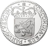 obverse of 1 Ducat - Beatrix - Holland - Silver Bullion (2003) coin with KM# 257 from Netherlands.