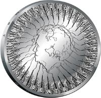 obverse of 5 Euro - Beatrix - 300 Years Peace of Utrecht (2013) coin with KM# 326 from Netherlands. Inscription: BEATRIX KONINGIN DER NEDERLANDEN