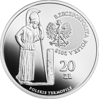 Poland coin 20 Złotych - The Polish Thermopylae – Hodów (2018) obverse obverse of 20 Złotych - The Polish Thermopylae – Hodów (2018) coin from Poland. Inscription: RZECZPOSPOLITA POLSKA 2018 mw 20 ZŁ POLSKIE TERMOPILE