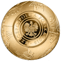 obverse of 2018 Złotych - 100th Anniversary of Regaining Independence by Poland (2018) coin from Poland. Inscription: RZECZPOSPOLITA POLSKA 2018 • mw