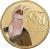 reverse of 1 Dollar - Elizabeth II - Major Mitchell Cockatoo - 4'th Portrait (2011) coin with KM# 1643 from Australia. Inscription: 1 Dollar