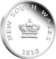 Australia coin 25 Cents - Elizabeth II - 200th Anniversary of the Australian Holley Dollar and Dump (2013) reverse reverse of 25 Cents - Elizabeth II - 200th Anniversary of the Australian Holley Dollar and Dump (2013) coin with KM# 1917 from Australia. Inscription: NEW SOUTH WALES 1813