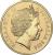 obverse of 1 Dollar - Elizabeth II - Centenary of A.N.Z.A.C. - 4'th Portrait (2014 - 2018) coin from Australia. Inscription: ELIZABETH II AUSTRALIA 2014