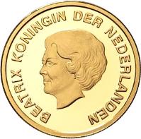 Aruba coin 10 Florin - Beatrix - Silver Jubilee (2005) obverse obverse of 10 Florin - Beatrix - Silver Jubilee (2005) coin with KM# 35 from Aruba. Inscription: BEATRIX KONINGIN DER NEDERLANDEN