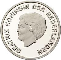 Aruba coin 5 Florin - Beatrix - Year of the Dolphin (2007) obverse obverse of 5 Florin - Beatrix - Year of the Dolphin (2007) coin with KM# 41 from Aruba. Inscription: BEATRIX KONINGIN DER NEDERLANDEN