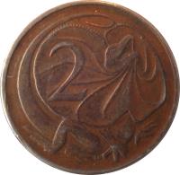 Australia coin 2 Cents - Elizabeth II (1966 - 1984) reverse reverse of 2 Cents - Elizabeth II (1966 - 1984) coin with KM# 63 from Australia. Inscription: 2 SD